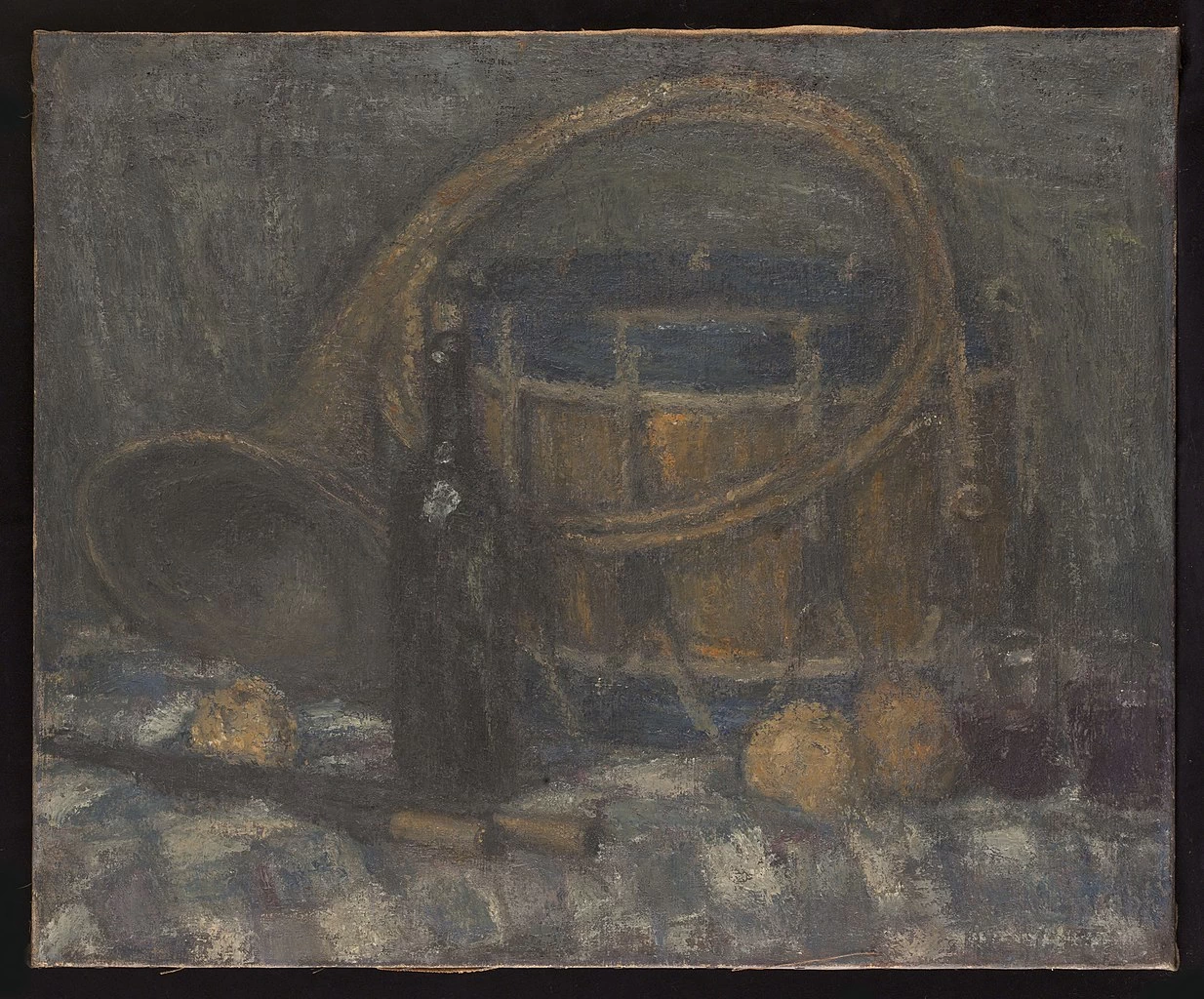 Natura morta con corno e tamburo - Musée des Beaux, Arts de la ville de Paris